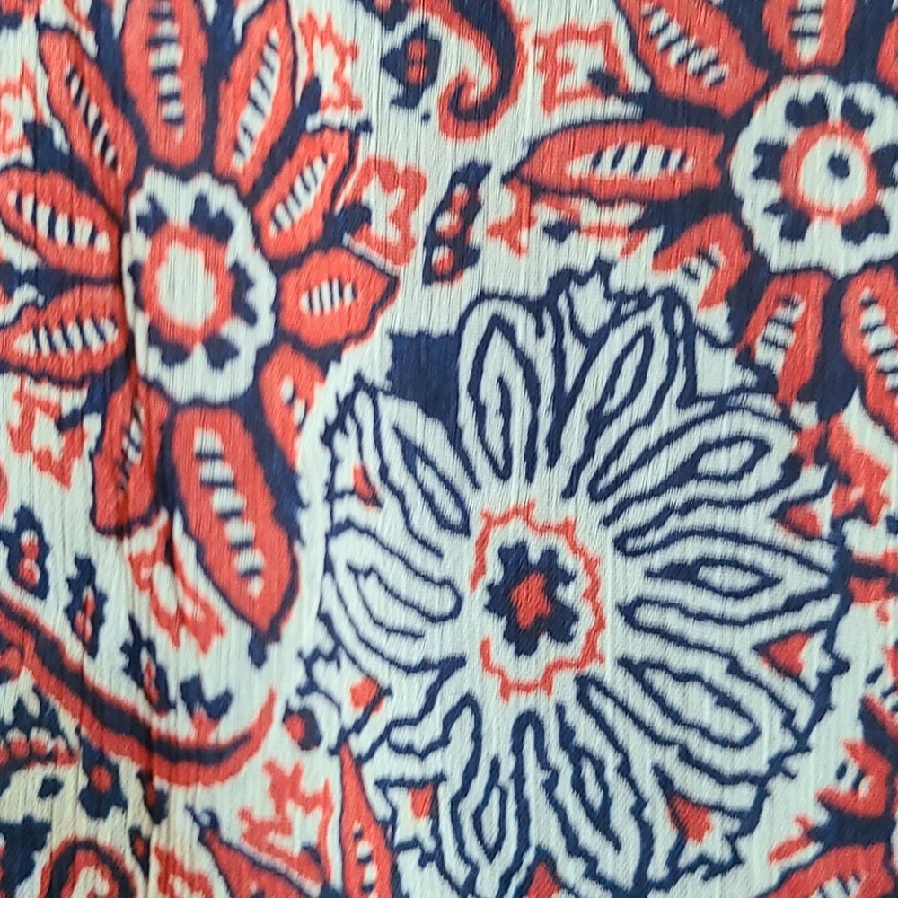 Women's Vulcom Red Blue Dress Size Large - Picture 3 of 7